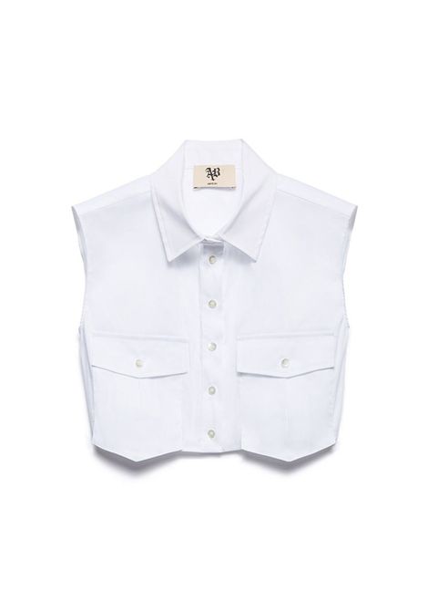 Top Aniye By donna 185689267 alpha bianco cropped Aniye by | Top | 185689267